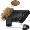 Waterproof Leather Dog Coats - ATUBAN Winter Puppy Jackets for Small to Medium Dogs - Image 5
