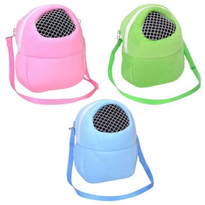 Portable Small Animal Carrier Bag for Travel – Fits Rats, Hamsters, Hedgehogs, Chinchillas, and Ferrets